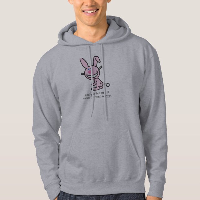 Farting ist Spaß Hoodie (Vorderseite)