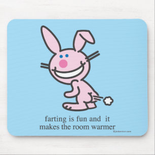 Farting ist Spaß Mousepad