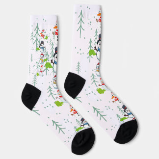 Farting Snowmen Funny Christmas Socken