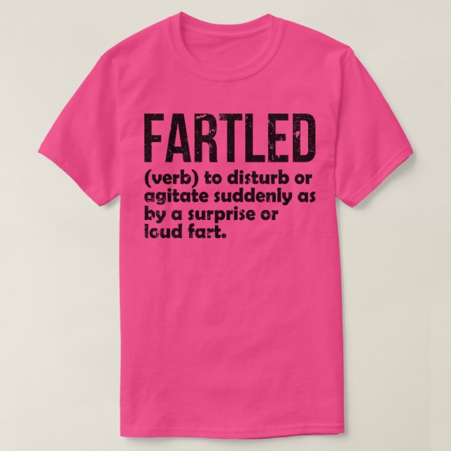 Fartling meint beleidigenden lustigen Erwachsenenh T-Shirt (Design vorne)
