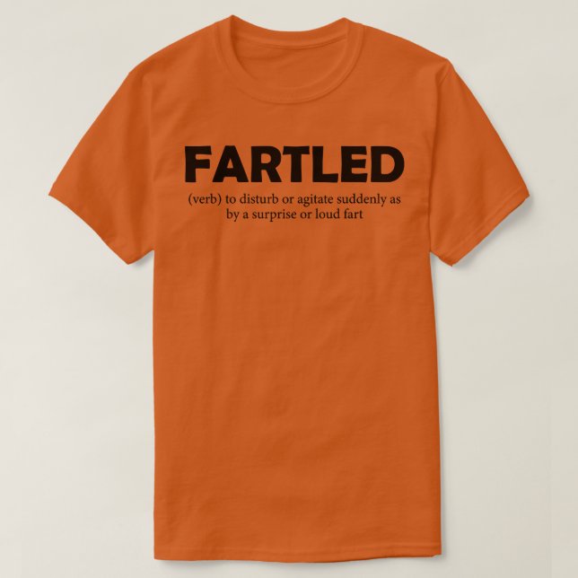 Fartling meint beleidigenden lustigen Erwachsenenh T-Shirt (Design vorne)