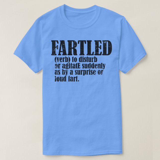Fartling meint beleidigenden lustigen Erwachsenenh T-Shirt (Design vorne)
