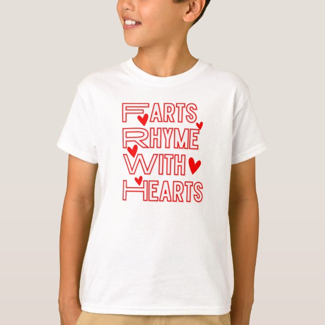 Farts Rhyme with Farts T-Shirt (Vorderseite)