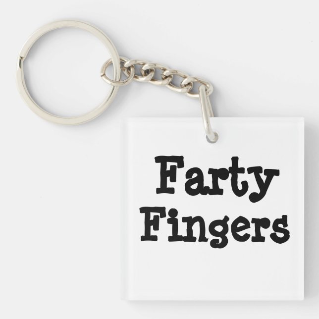 Farty Fingers Schlüsselanhänger (Vorderseite)