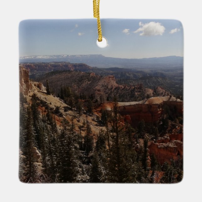 Farview Point am Bryce Canyon Nationalpark Keramikornament (Vorderseite)