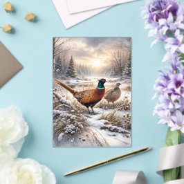 Fasan  acryleinladungen