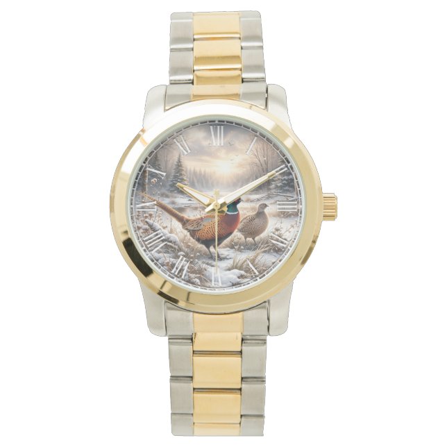 Fasan  armbanduhr (Vorderseite)