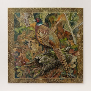 Fasan Forever . Aquarellkunst Puzzle