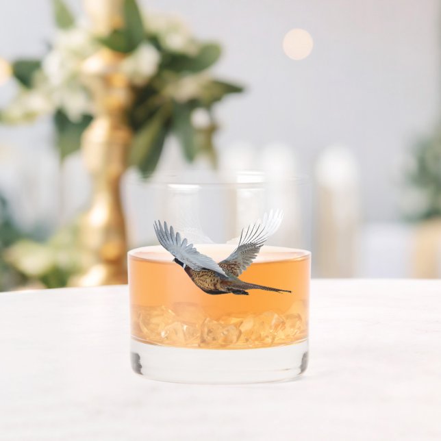 Fasan, Kunst Whiskyglas (Insitu (Hochzeit))
