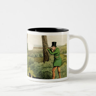 "Fasan-Schießen", Kneipe. durch Thomas McLean, Zweifarbige Tasse