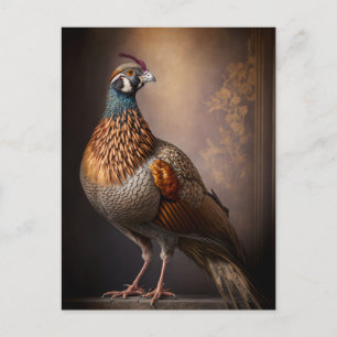 Fasan Vogel Postkarte