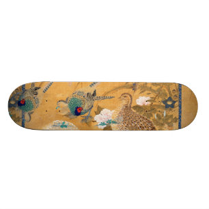 Fasan-Vogel-Rebhuhn-TierblumenSkateboard Skateboard