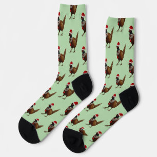 Fasan-Weihnachtssocken - perfekter Sockenfüller Socken