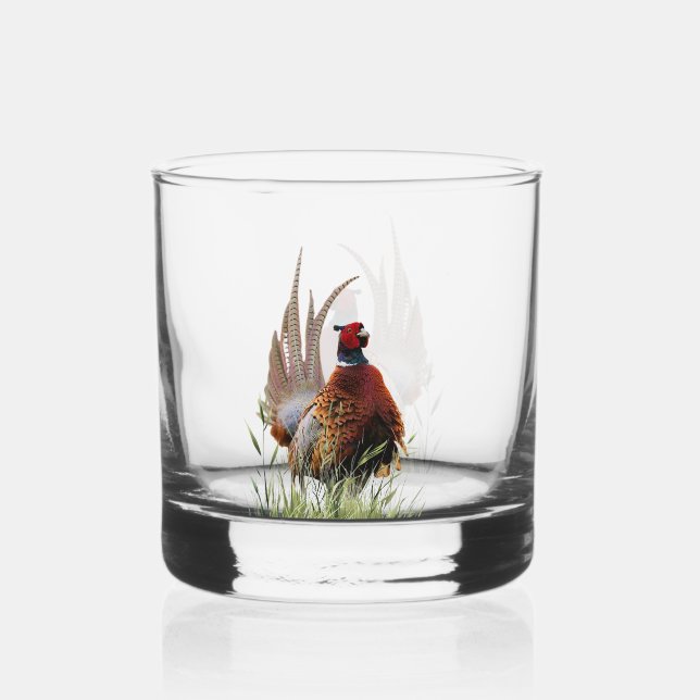 Fasan  whiskyglas (Vorderseite)