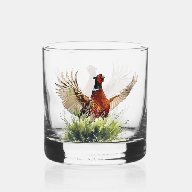 Fasan  whiskyglas (Vorderseite)