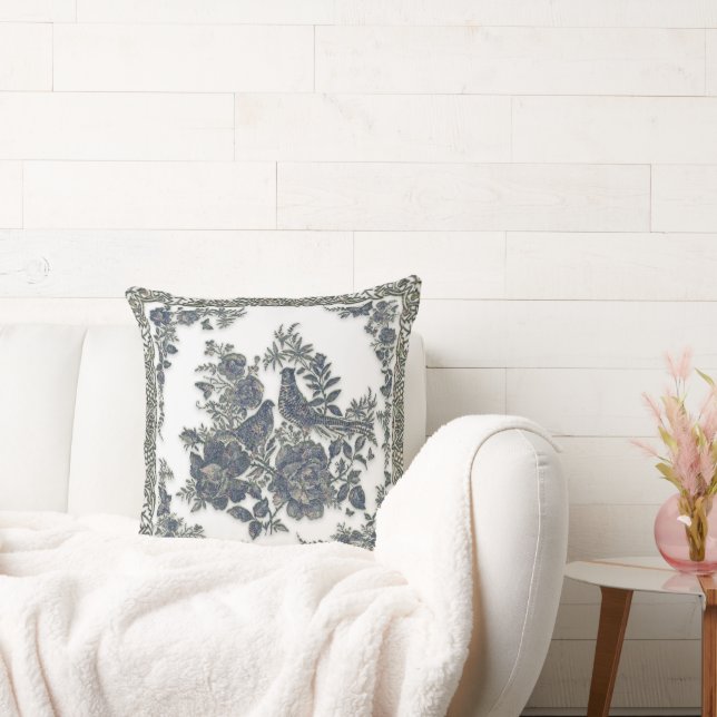 Fasane in Blume Kissen (Liege)