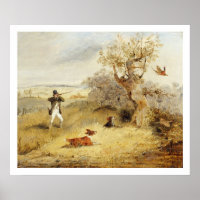 Fasane Schießerei (Öl auf Leinwand) 3