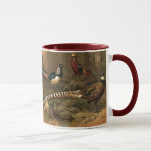 Fasanen-Ringer-Keramikbecher Tasse