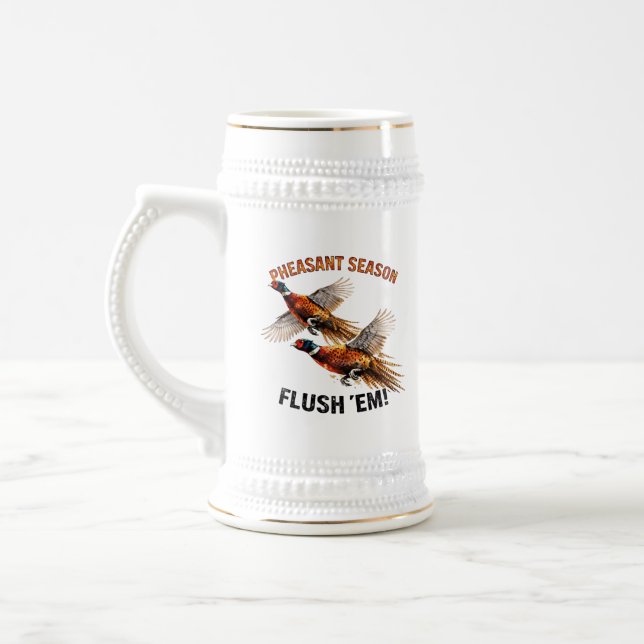 Fasanenjagd Bierglas (Links)