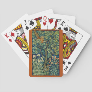 Fasanenvogel in einem Baum (von William Morris) Spielkarten