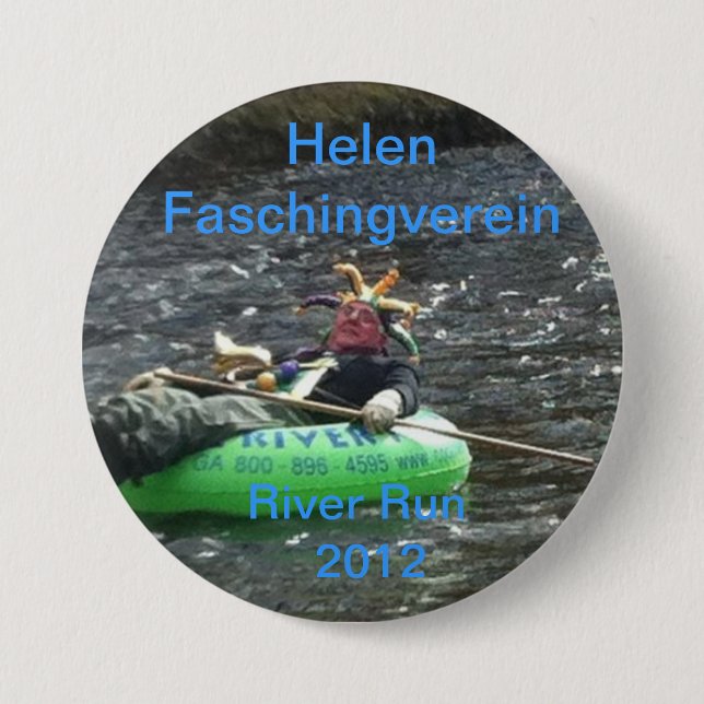 Faschingverein Fluss-Lauf Button (Vorderseite)