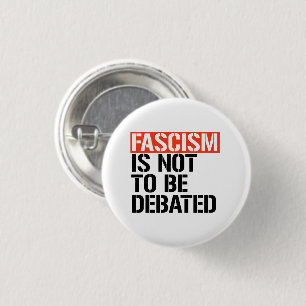 Faschismus ist nicht zu diskutieren button