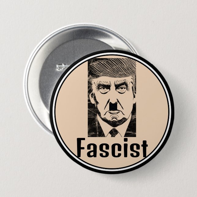 Faschist Trump Button (Vorne & Hinten)
