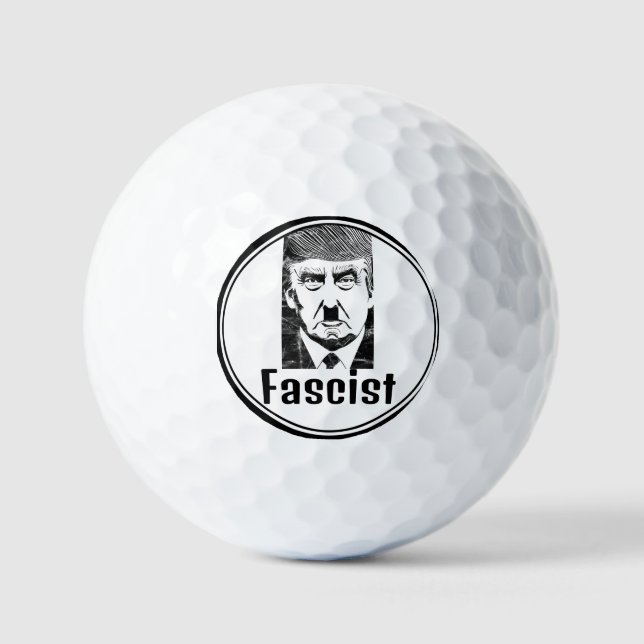 Faschist Trump Golf Ball (Vorderseite)