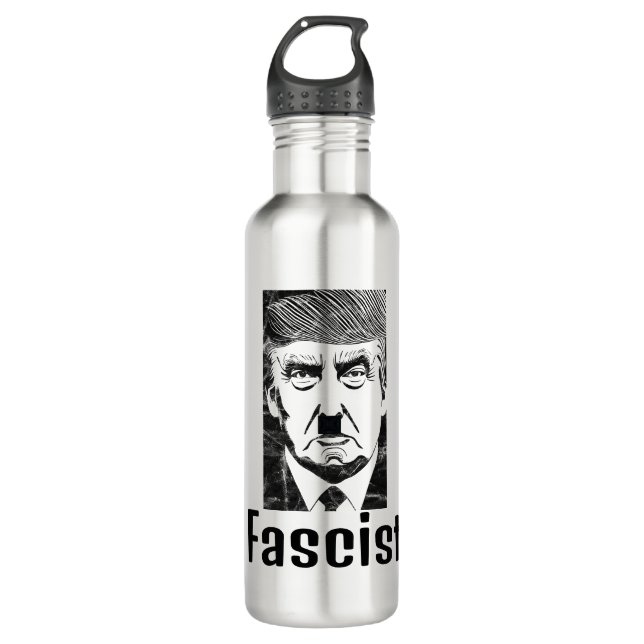 Faschist Trump Wasserflasche Edelstahlflasche (Vorderseite)