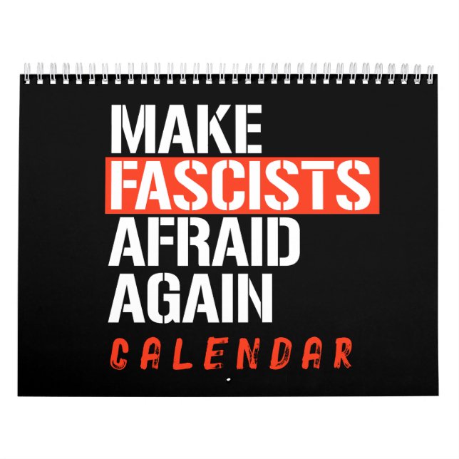 Faschisten wieder fürchten Kalender (Titelbild)