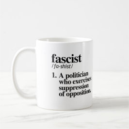 Faschistische Definition Kaffeetasse