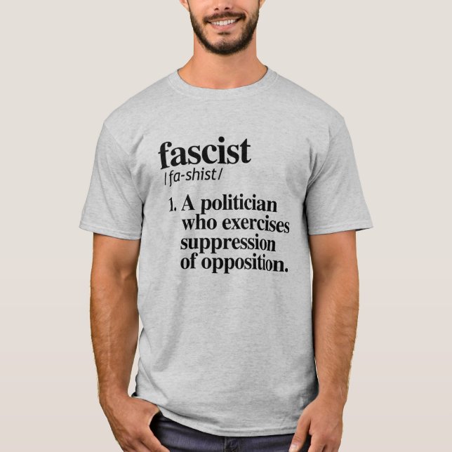 Faschistische Definition T-Shirt (Vorderseite)
