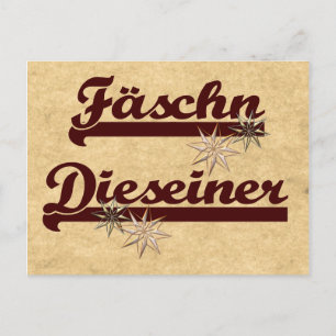 Fäschn Dieseiner Postkarte