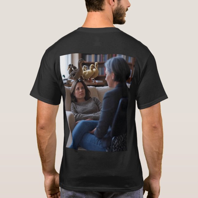 Fascination With Ducks men black T-shirt back (Rückseite)