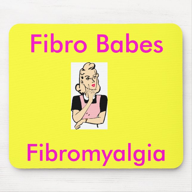 Faser Babys, Fibromyalgia Mousepad (Vorne)