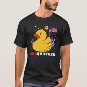 Faserkautschuklatechnik, am 4. Juli, Feuerleger Pa T-Shirt