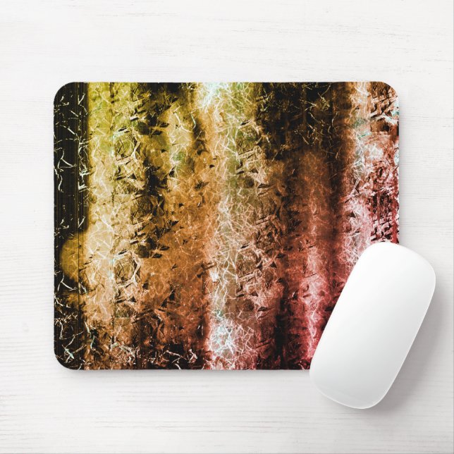Faserstruktur und verbrannte oder schmutzige Fleck Mousepad (Mit Mouse)
