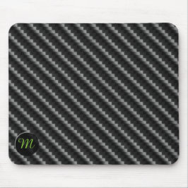 Faserverbund mit Monogramm Mousepad