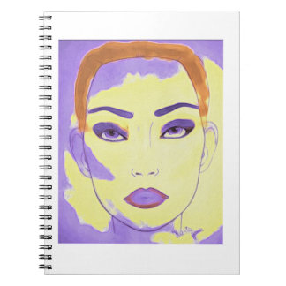 Fashion Art Deco Women Style Cover Notebook Notizblock