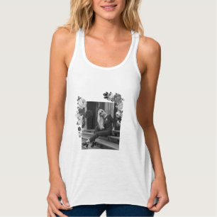 FASHION Art Girl Black and Gray Schöne #2 Tank Top