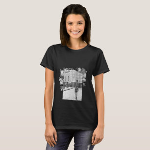 FASHION Art Girl Black and Gray Schöne #4 T-Shirt