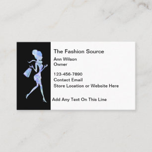 Fashion Beauty Theme Business Cards Visitenkarte