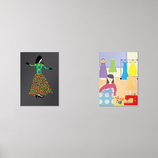 Fashion Bilderwand Sets (Vorderseite)