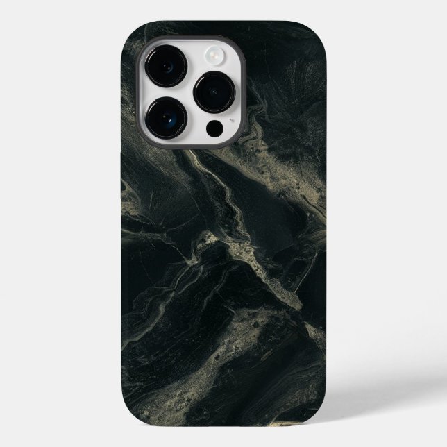 Fashion Black Marble Cool Case-Mate iPhone Hülle (Rückseite)