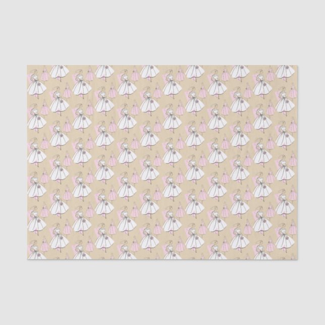 Fashion Bride Neutral Group Gewebepapier Seidenpapier (Vorderseite)