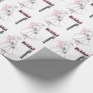 Fashion Bride Pink Brautparty Packpapier