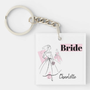 Fashion Bride Pink Bride Schlüsselanhänger