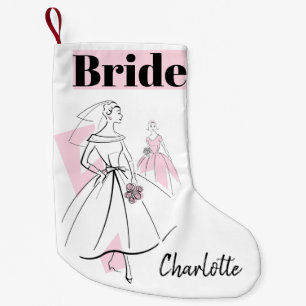Fashion Bride Pink Bride Strumpf Multi-Back Kleiner Weihnachtsstrumpf