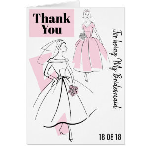 Fashion Bride Pink Group Danke Bridesmaid