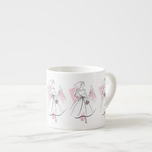 Fashion Bride Pink Group Tasse Espresso